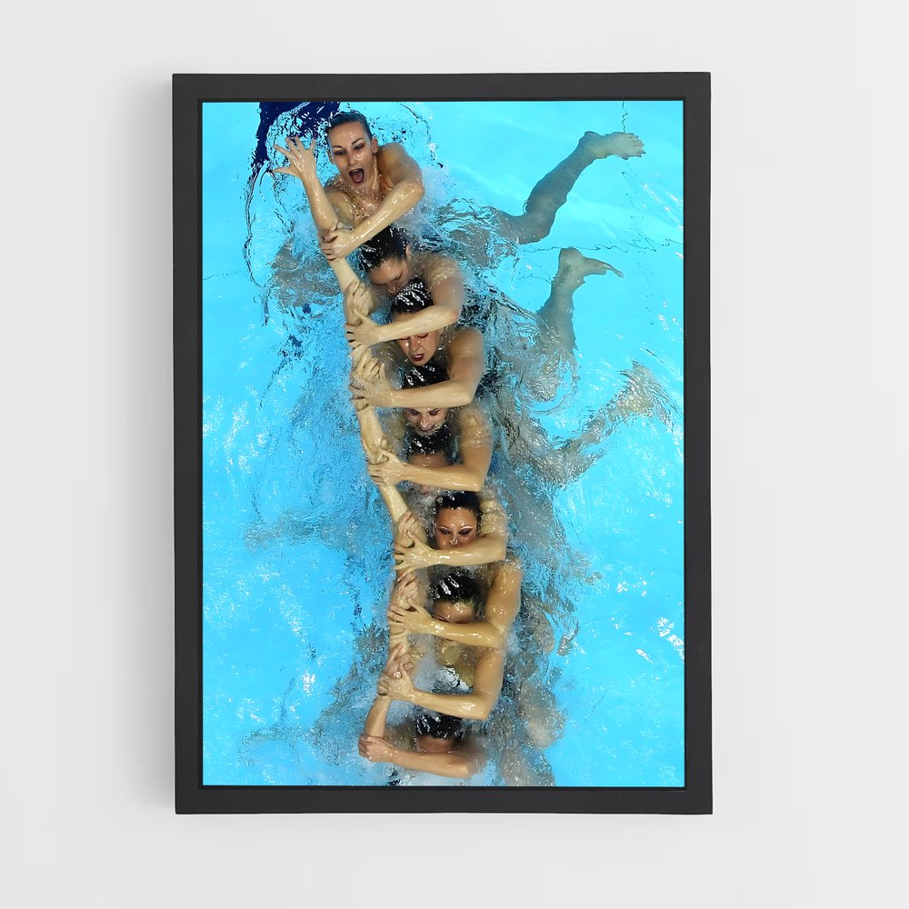 Poster L'Explosion d'Or – affiche Plongeon synchronisé (vue 2)